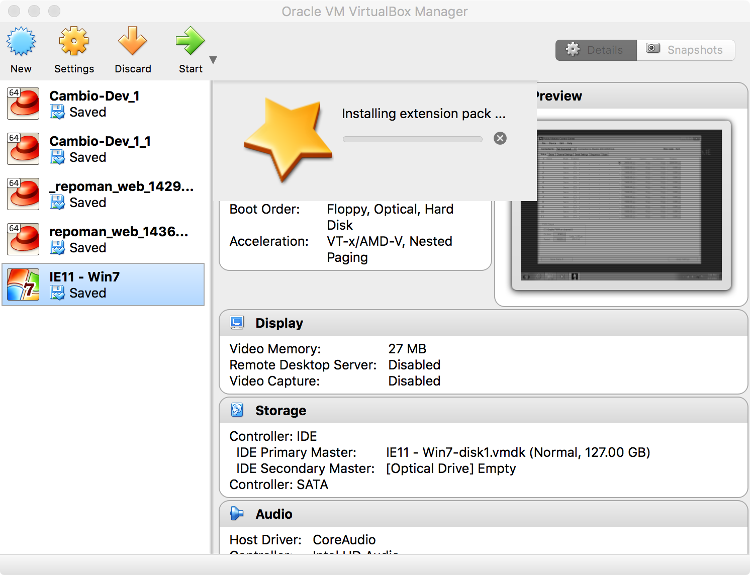 Install Oracle VM VirtualBox Extension Pack on Mac OS X