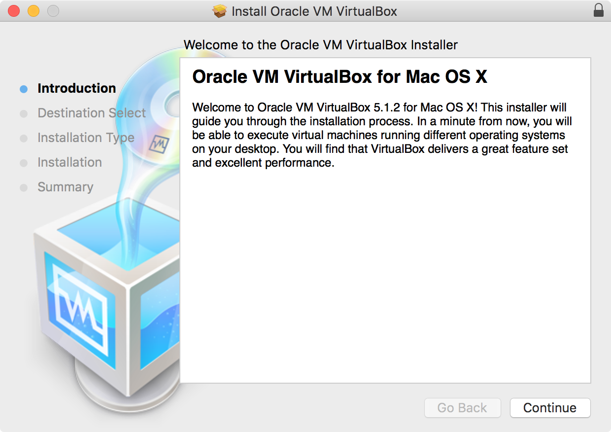 Install Oracle VM VirtualBox on Mac OS X